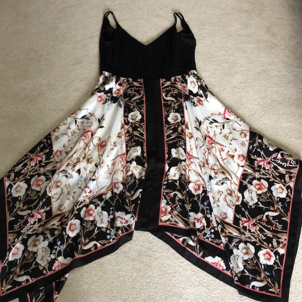 Spaghetti Strap Scarf Dress